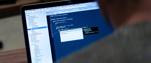 coding laptop screen icon - Blockcod